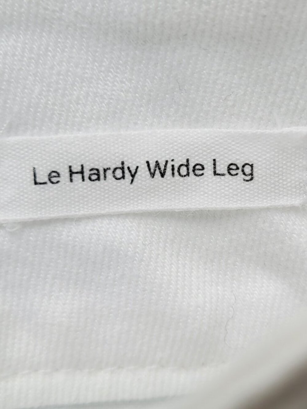 Frame Denim Le Hardy Wide Leg Jeans White Size 26 - Picture 4 of 11